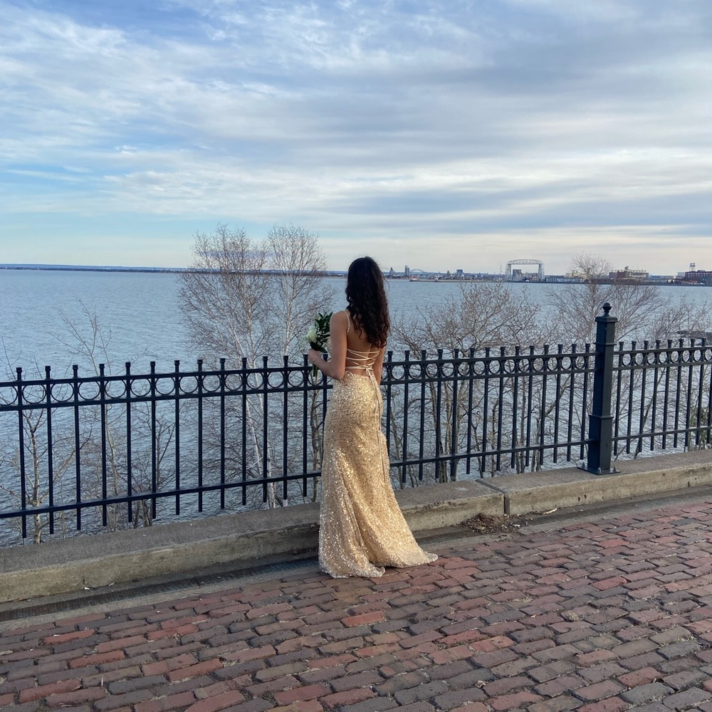 Strap Sleeveless Prom Dress